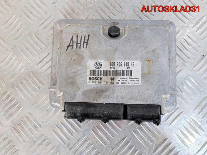 Блок ЭБУ VW Passat B5 1,9 AHH 038906018AS Дизель
