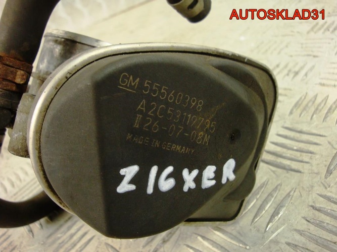 Дроссельная заслонка Opel Astra H Z16XER 55560398