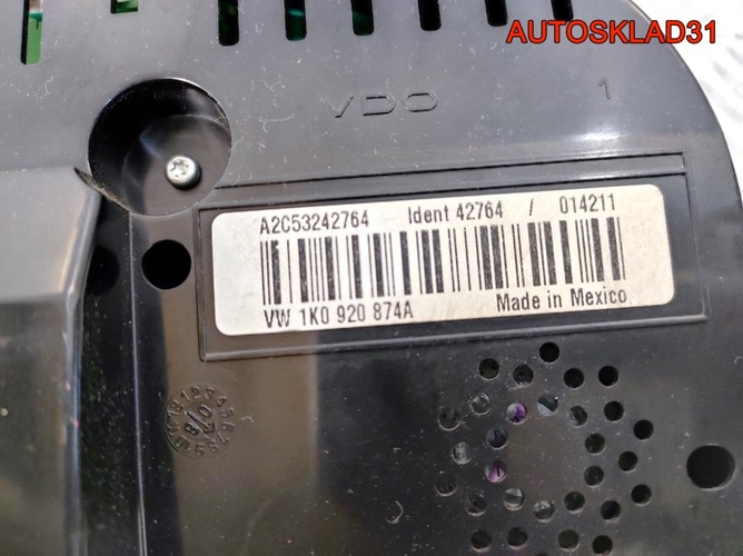 Панель приборов Volkswagen Golf Plus 1K0920874A