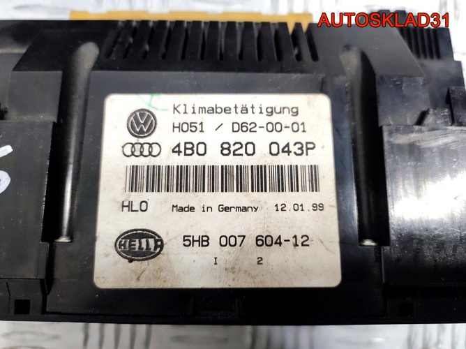 Блок управления климата Audi A6 C5 4B0820043FP