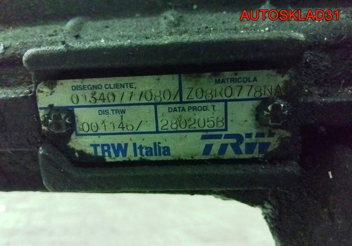 Рулевая рейка Fiat Ducato 244 013407770807