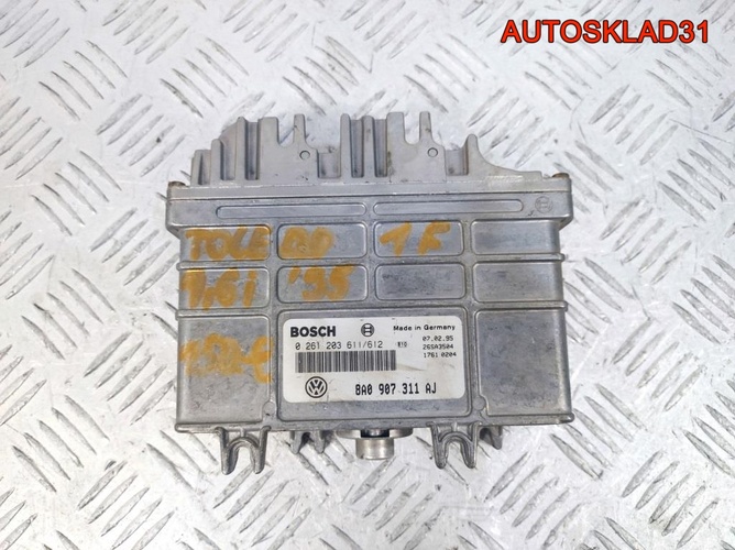 Блок ЭБУ Seat Toledo 1 8A0907311AJ 1,6 Бензин