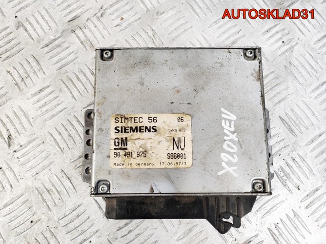 Блок ЭБУ Opel Vectra B 2,0 X20XEV 90491975