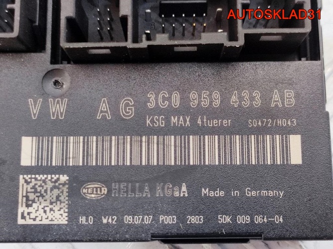 Блок комфорта Volkswagen Passat B6 3C0959433AB