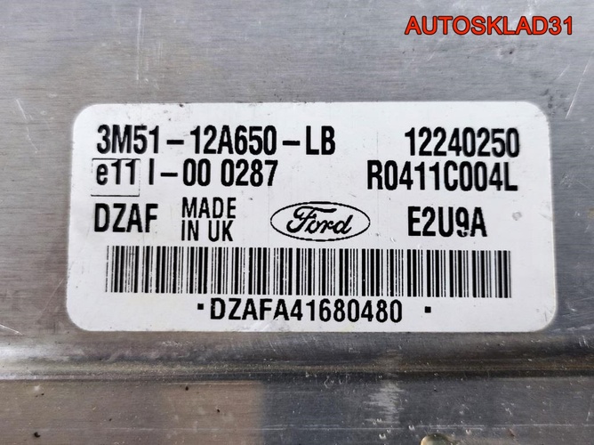 Блок ЭБУ Ford Focus 1 1,8 3M5112A650LB Дизель
