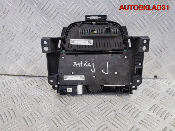 Блок управления магнитолой Opel Astra J 13346049