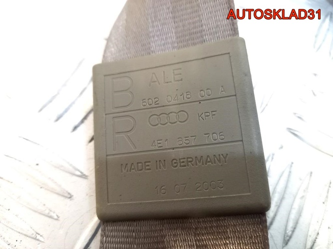 Ремень безопасности передний правый Audi A8 D3