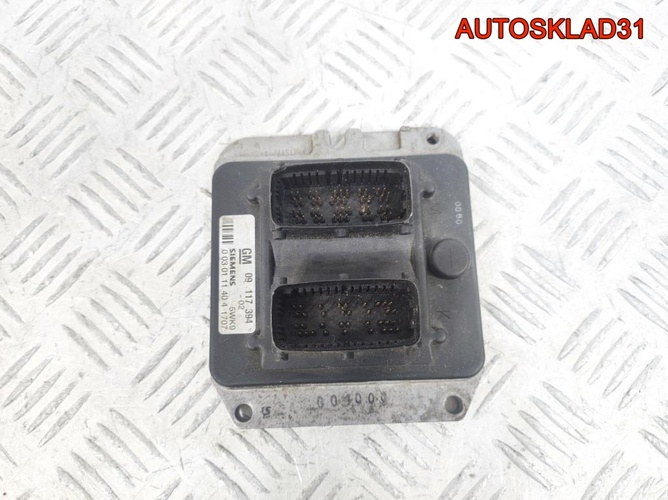 Блок ЭБУ Opel Astra G 1.8 X18XE1 09117394 Бензин