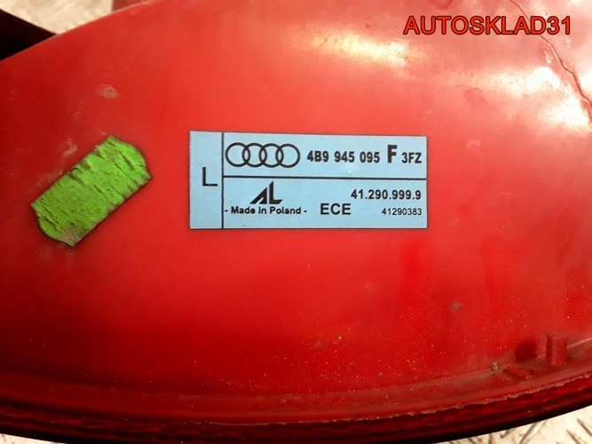 Фонарь задний левый Audi A6 C5 4B9945095F Combi