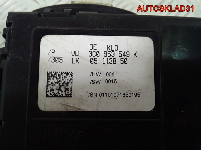 Блок подрулевой Volkswagen Passat B6 3C0953549K