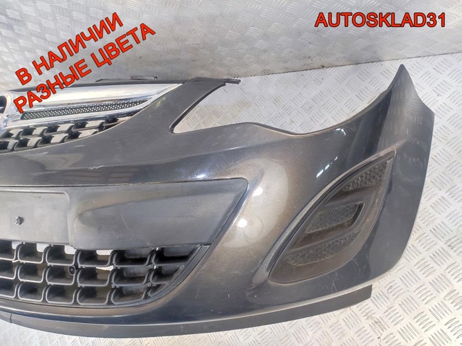 Бампер передний Opel Corsa D 13285996 Рестайлинг