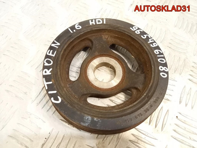 Шкив коленвала Citroen C4 1.6 9654961080 дизель