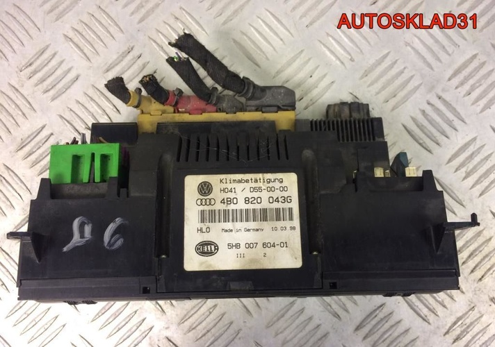 Блок управления климата Audi A6 C5 4B0820043G