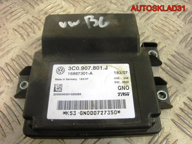 Блок управления ручника VW Passat B6 3C0907801J