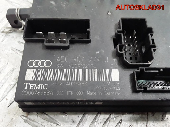 Блок комфорта Audi A8 4E 4E0907279J