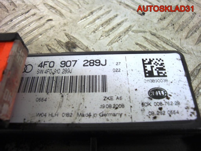 Блок комфорта Audi A6 C6 4F0907289J
