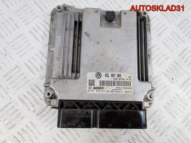 Блок ЭБУ Volkswagen Passat B6 2,0 03L907309 Дизель