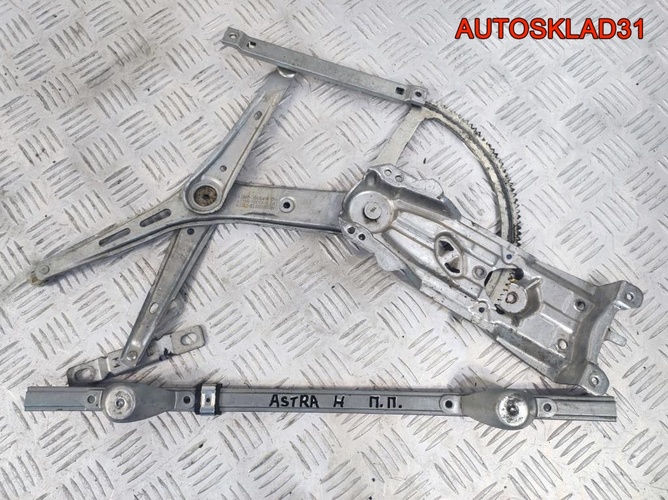 Стеклоподъемник перед правый Opel Astra H 13100418
