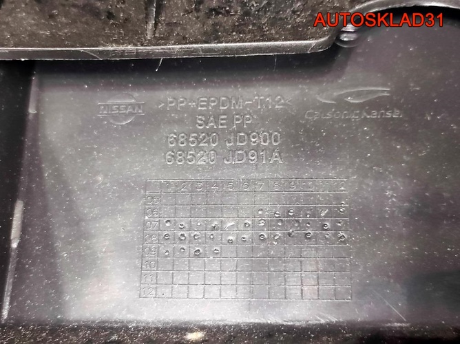 Торпедо Голое Nissan Qashqai J10 Не востановленная