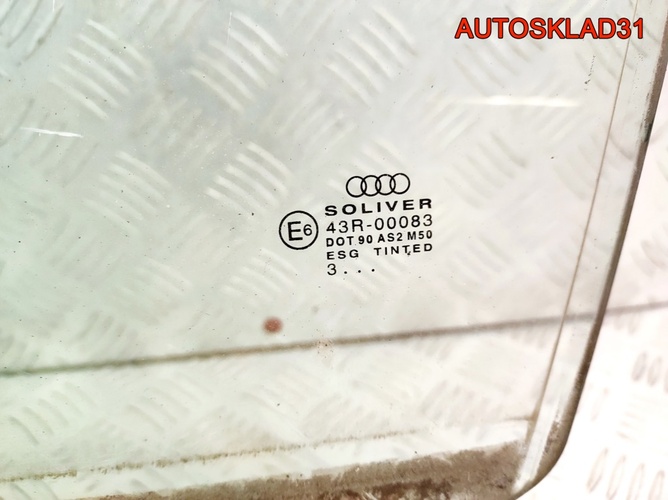 Стекло двери передней левой Audi A6 C5 4B0845201