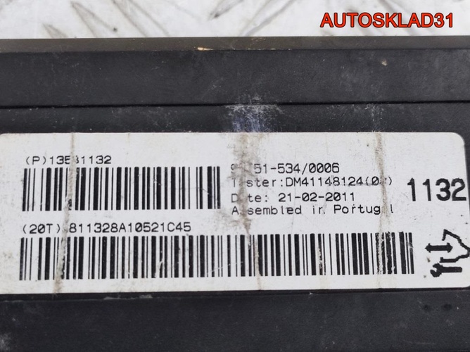 Блок климат контроля Opel Astra J 13581132