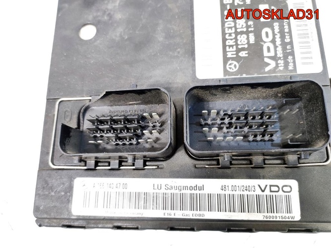 Блок Эбу Mercedes Benz W168 OM166.940 A1661500179