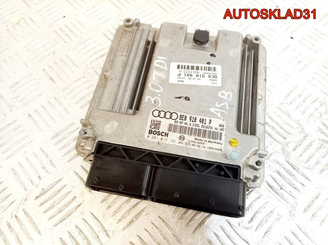 Блок ЭБУ Audi A4 B7 3.0 ASB 8E0910401P дизель