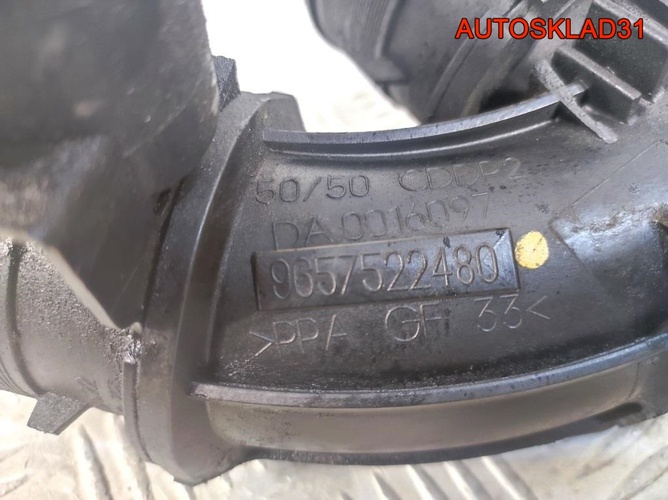 Заслонка дроссельная Peugeot 407 2.0 9657522480