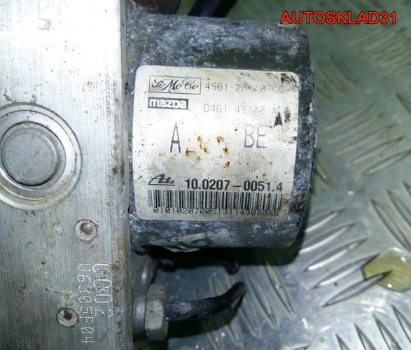 Блок ABS Ford Fusion 4S612M110CC