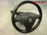 Рулевое колесо бу кожа на Шкода Суперб 1Z0419091PE (Изображение 3)