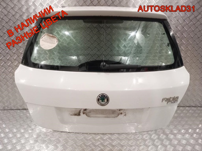 Дверь багажника со стеклом Skoda Fabia 5J6827025C
