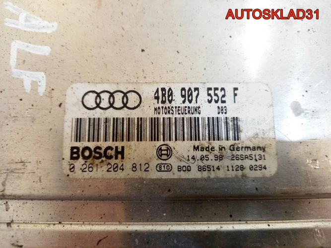 Блок ЭБУ Audi A6 C5 2.4 ALF 4B0907552F