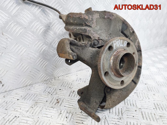 Кулак поворотный перед левый VW Polo 6Q0407255АС