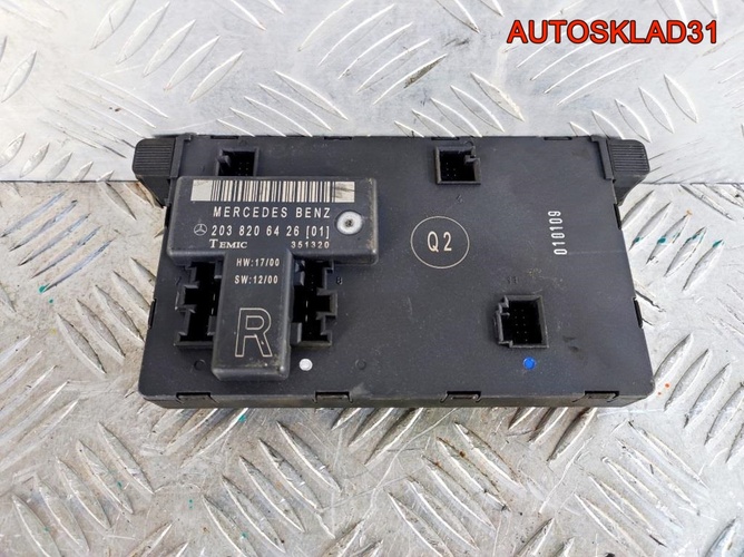 Блок комфорта п/п двери Mercedes W203 A2038206426