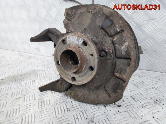 Кулак поворотный перед левый VW Polo 6Q0407255АС