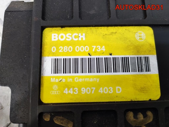 Блок эбу Audi 80 B3 443907403D 1,8 Бензин