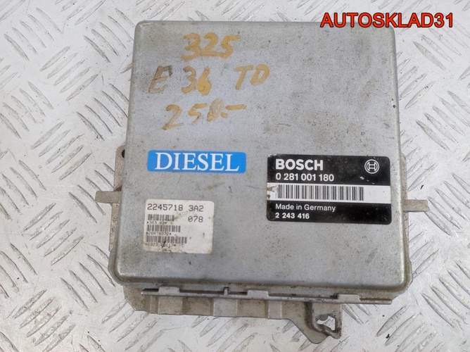 Блок ЭБУ BMW E36 0281001180 2,5 Дизель