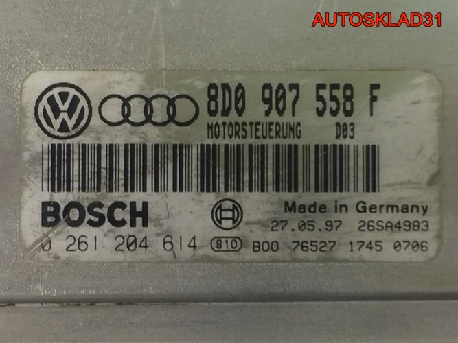 Блок Эбу Volkswagen Passat B 5 1.8 ADR 8D0907558F