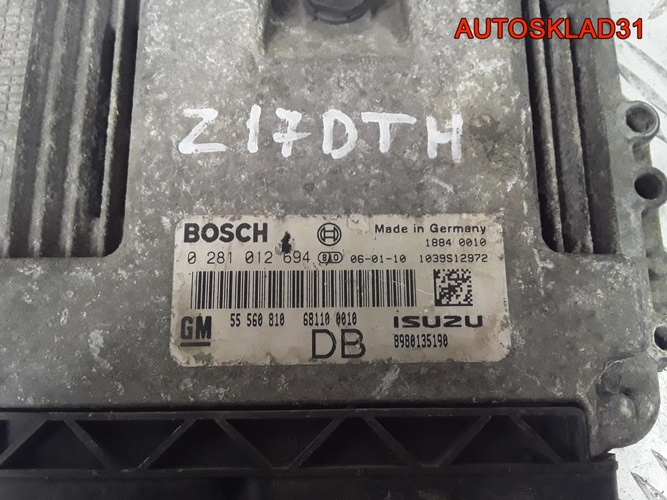 Эбу для Опель Астра Аш 1.7 Z17DTH 55560810