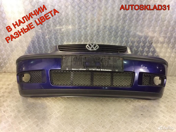Бампер передний Volkswagen Polo 6N0807221H