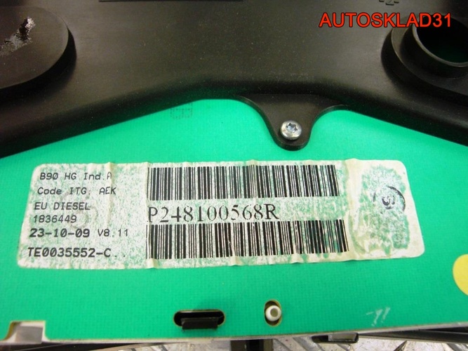 Приборная панель Renault Sandero K9K 248100568R 