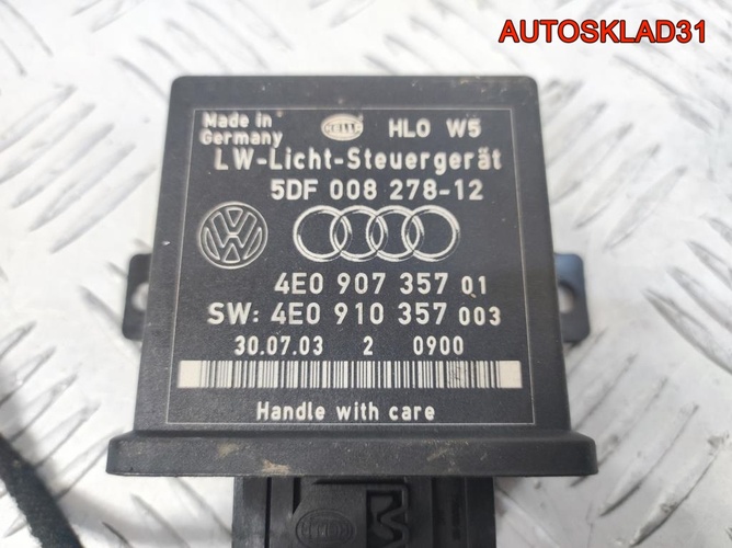 Блок управления светом Audi A8 D3 4E0907357