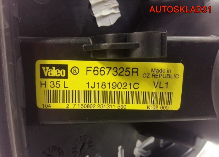 Моторчик печки Фольксваген Гольф 4 1J1819021C