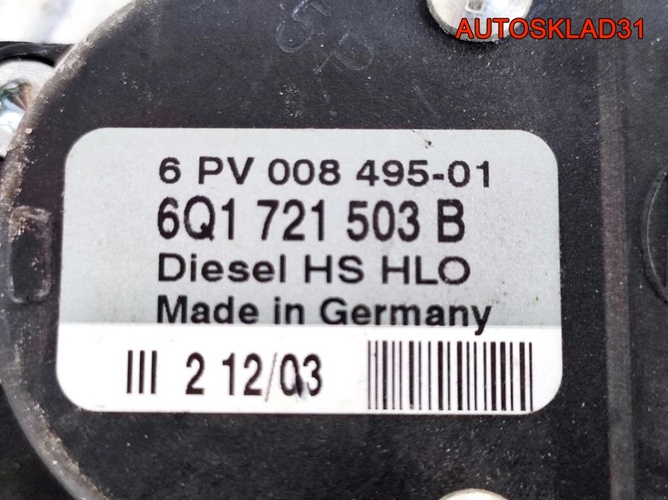 Педаль газа Skoda Octavia A4 6Q1721503B Дизель