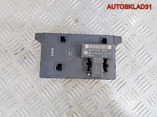 Блок комфорта п/л двери Mercedes W203 A2038206326