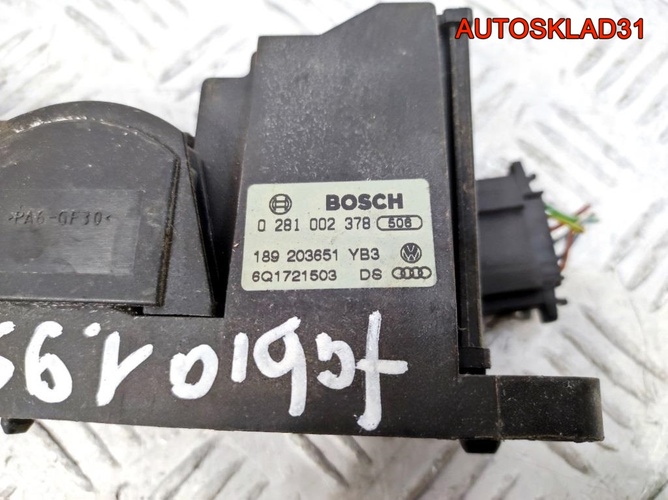 Педаль газа Skoda Fabia 1,9 SDI 6Q1721503