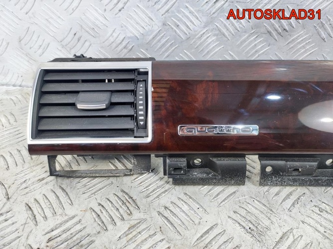 Накладка декоративная торпедо Audi A8 4E1857186H