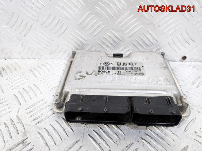 Блок Эбу Volkswagen Golf 4 AXR 038906019AT Дизель