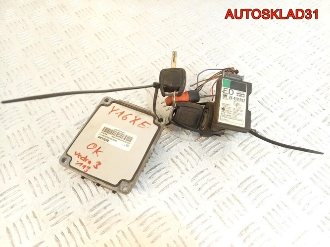 ЭБУ комплект Opel Vectra B Y16XE 09391340 бензин