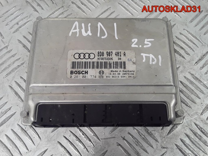 Блок ЭБУ Audi A6 C5 2.5 AFB TDI 8D0907401A